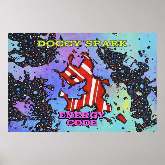 Energy Code - DOGGY SPARK - Posters Poster (Vorne)