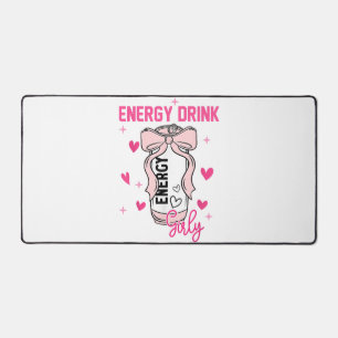 Energy Drink Girly Funny Drink Lover Design Schreibtischunterlage
