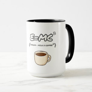 Energy Equals Milk Coffee Lustige Wissenschaft Gee Tasse