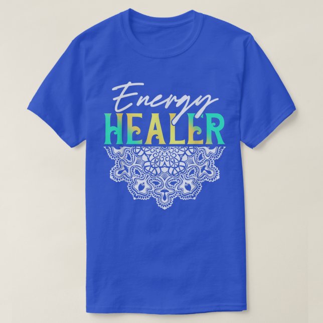 Energy Healer Reiki Master Yoga Spiritual Chakra J T-Shirt (Design vorne)