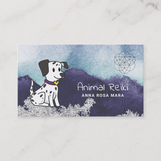 *~* Energy Healing Animal Communicator Reiki Visitenkarte (Vorderseite)