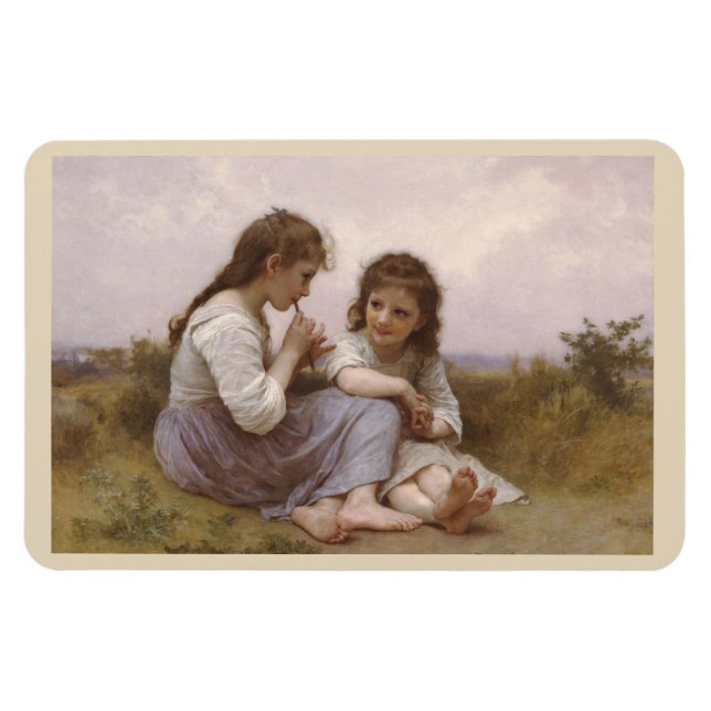 Enfance Idyll par Bouguereau Magnet (Horizontal)
