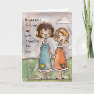 Enfance partagée - Carte d'anniversaire