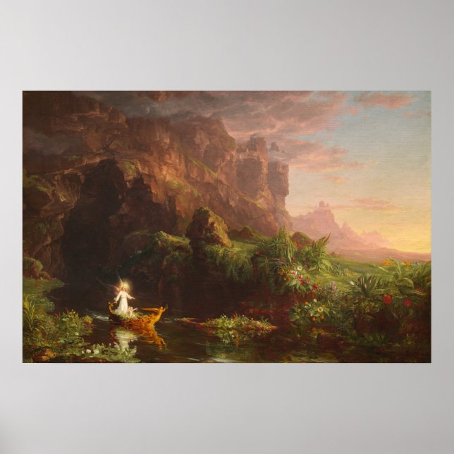 Enfance - Thomas Cole Poster des Beaux Arts (Devant)