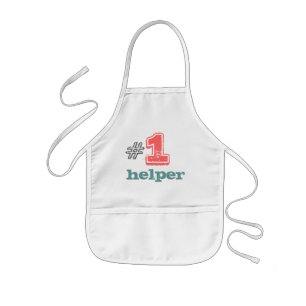 Enfant #1 aide enfants tablier unisex garçon fille