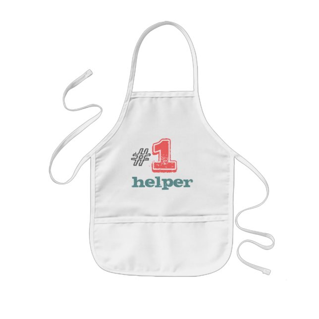 Enfant #1 aide enfants tablier unisex garçon fille (Devant)