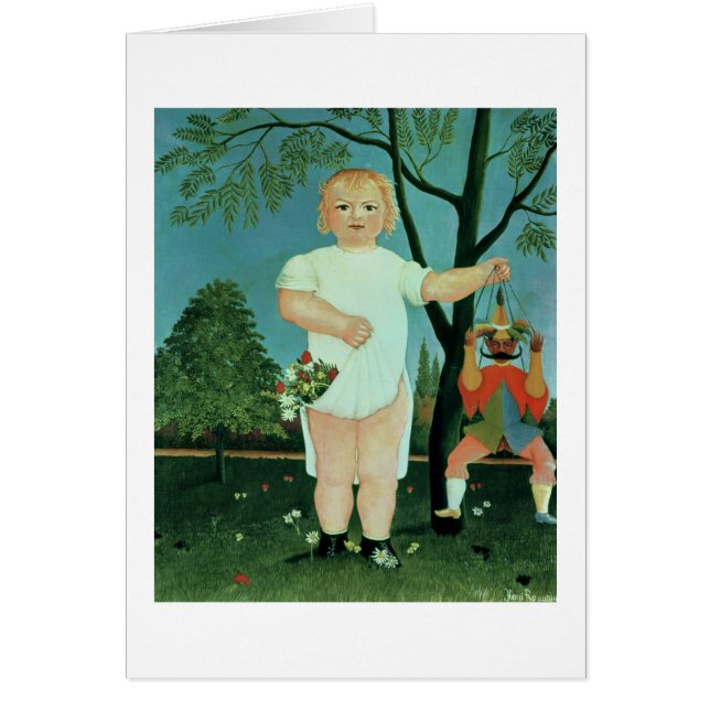 Enfant avec une marionnette, c.1903 (huile sur la (Devant)