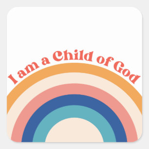 Enfant de Dieu Stickers chrétiens Arc en ciel