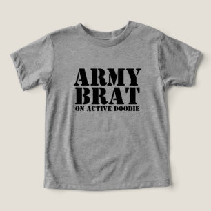 Enfant de l'armée sur couche active Bébé Humour