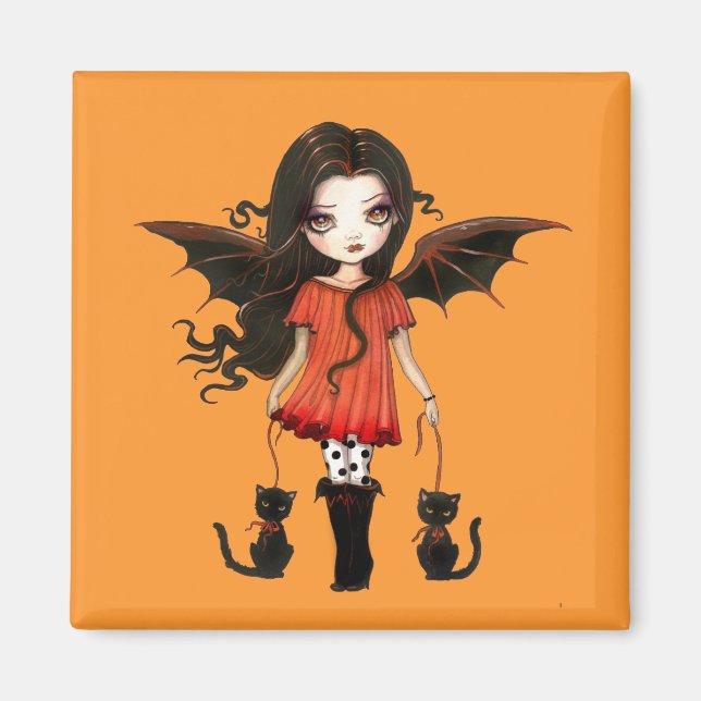 Enfant d'Halloween mignon Magnet Vampire (Devant)