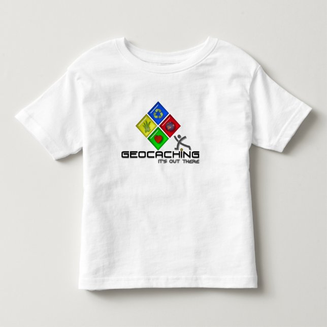 Enfant en bas âge de T-shirt de Geocaching (Devant)