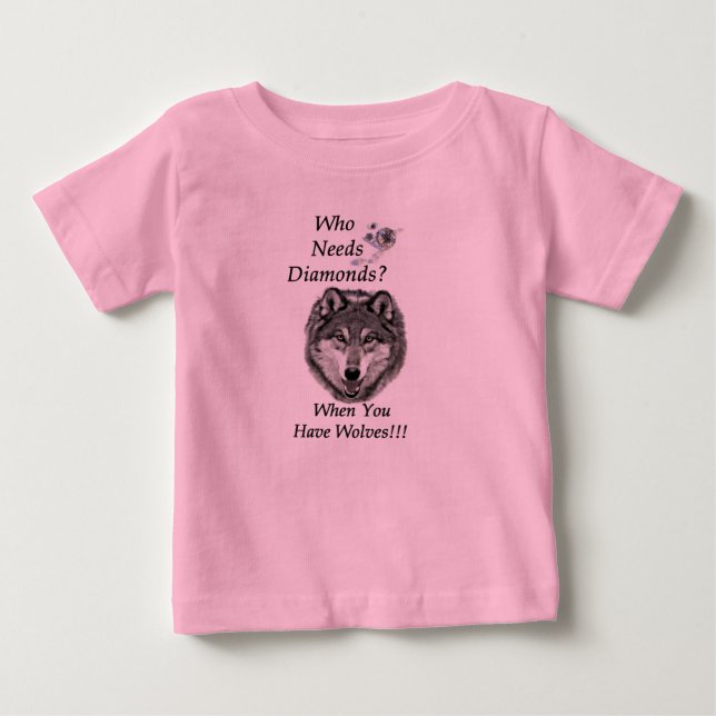 Enfant en bas âge - T-shirt rose (Devant)