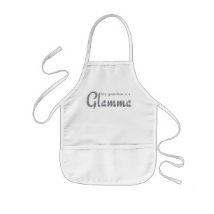 Enfant La grand-maman est un tablier bling de Glamma