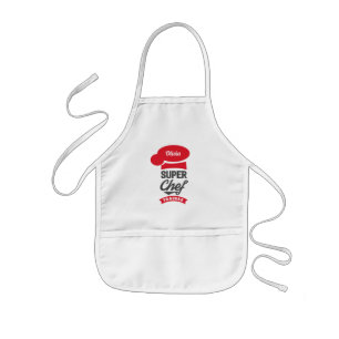 Enfant Le stagiaire de SuperChef badine le tablier