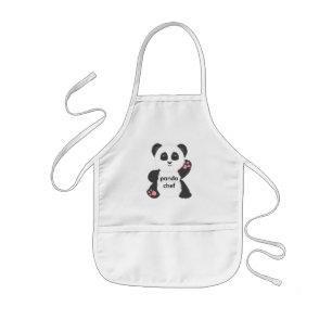 Enfant Le tablier de l'enfant de panda