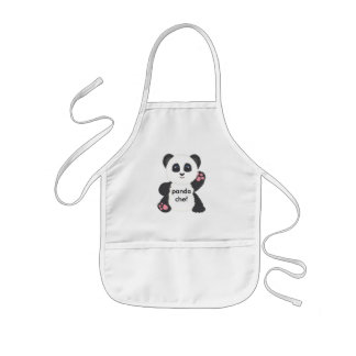 Enfant Le tablier de l'enfant de panda