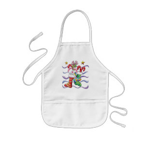 Enfant Noël badine le tablier - bonnes fêtes !