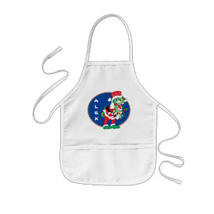 Enfant Noël Enfants Tablier TySANTAsaurus Rex/Lumières