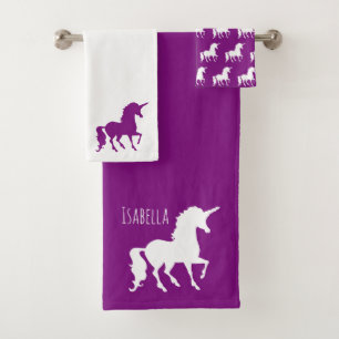 Enfant personnalisé par silhouette blanche pourpre