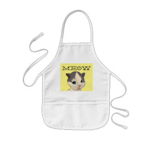 ENFANT TABLIER DE CUISINE POUR ENFANTS CHATON