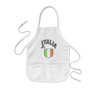 Enfant Tablier de cuisine pour enfants italiens