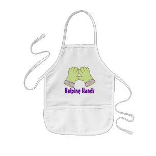 Enfant Tablier de Daylily de coups de main d'enfants