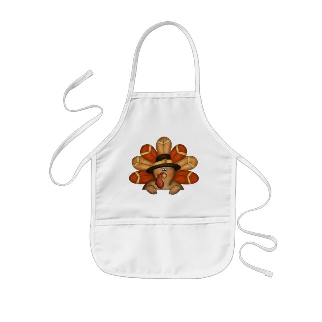 Enfant Tablier de la Turquie de thanksgiving (Devant)
