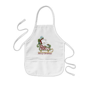 Enfant tablier de vacances Noël Ours