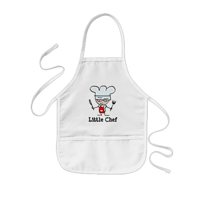 Enfant Tablier d'enfants pour le petit cuisinier de chef (Devant)