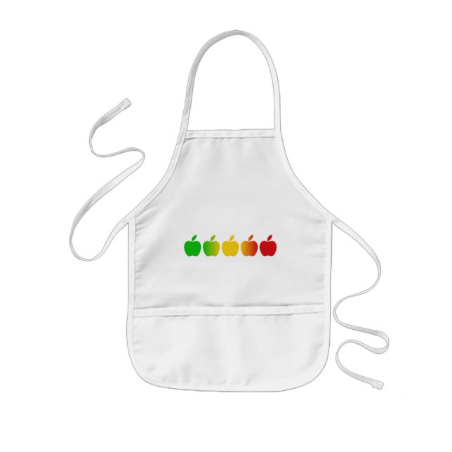 Enfant Tablier pomme - personnaliser, choisir style et co (Devant)