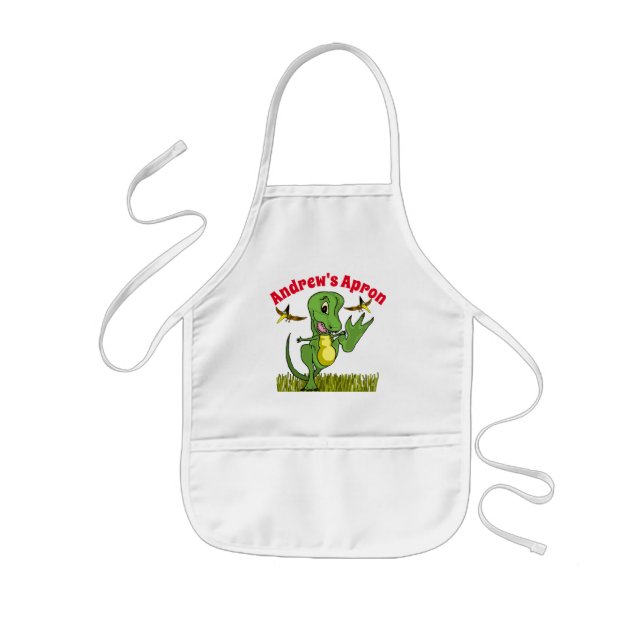 Enfant Tablier T-Rex pour enfants (Devant)