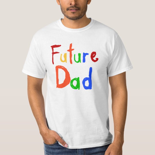 Enfant Texte Futur Papa T-shirts et cadeaux (Devant)