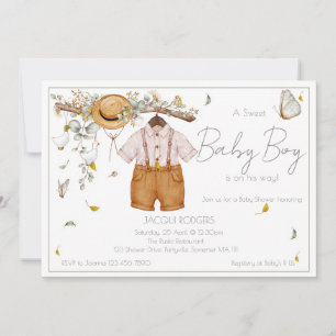 Enfant Vêtements Baby shower Invitation