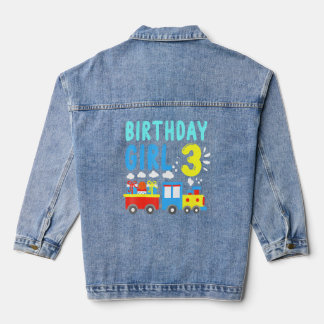 Enfants 3e anniversaire Fête des trains Fille Anni