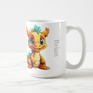 Enfants À Thème Dragon Qui Boivent De La Mug