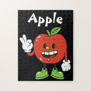 Enfants ABC Alphabet Apple Black Puzzle