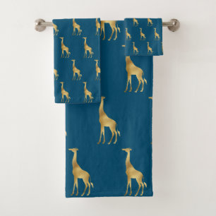 ENFANTS BLEU OR GIRAFFE TOILETTE DE SALLE DE BAINS