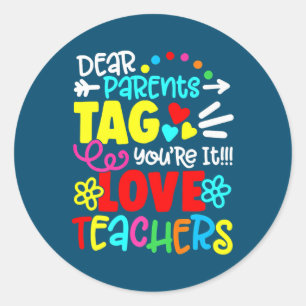 Enfants Chers parents Étiquette Vous êtes Ça l'amo