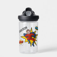 Enfants Cool Superhero Photo Bouteille d'eau
