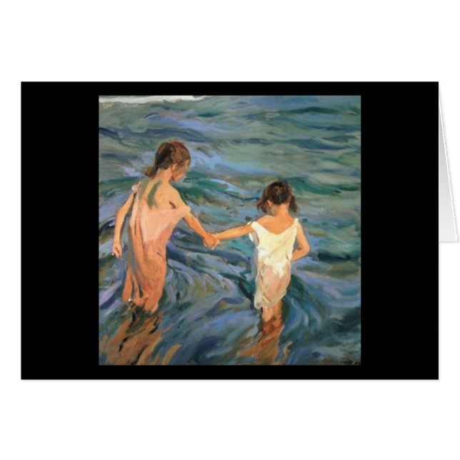 Enfants de Joaquín Sorolla y Bastida en mer (Devant horizontal)