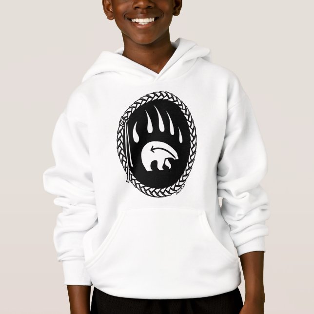 Enfants de l'ours Tribal Art Sweat - shirt à capuc (Devant)