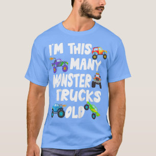 Enfants Enfants Monster Camion Anniversaire TShirt