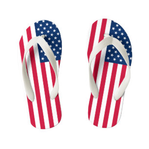 Enfants États-Unis Drapeau Les tongs de l'enfant États-Uni