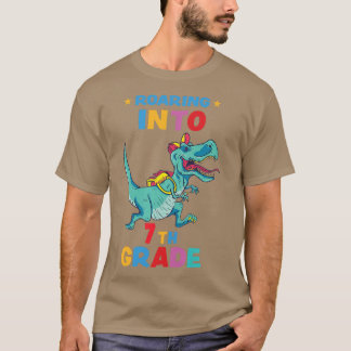 Enfants Gravant en T-shirt de 7e année T-Shi Premi