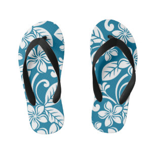 Enfants ÎLE PLUMERIA (BLEU CARAÏBES)Paire de tongs