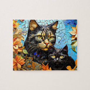 Enfants Jigsaw Puzzle Jeux de chats en mosaïque
