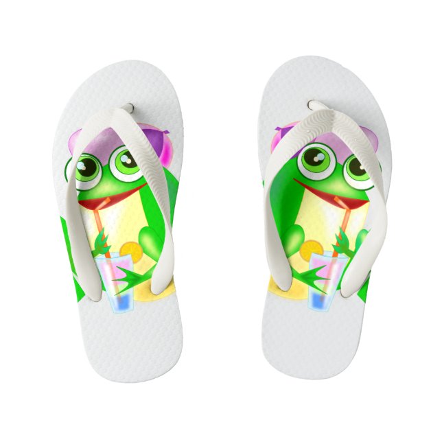 Enfants Joyeuse Grenouille de fête Les tongs de l'enfant (Semelle)