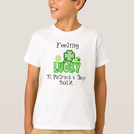 Enfants Lucky St Patrick's Day Dated T-Shirt Modèl
