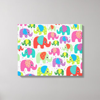 Enfants maison déco éléphant india toile