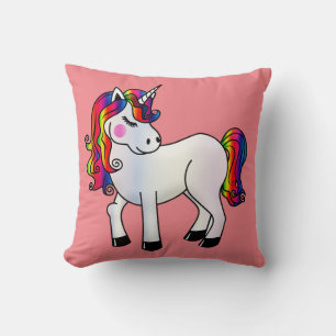 Enfants mignonette licorne Coussin